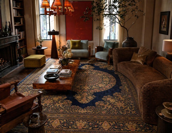 Traditional silk rugs